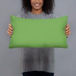 Bright Ladybug Green Basic Pillow