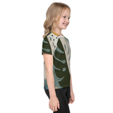 Summer Paradise Monstera Leaf Crew Neck T-Shirt