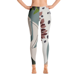 Summer Paradise Monstera Leaf Leggings