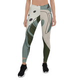 Summer Paradise Monstera Leaf Leggings