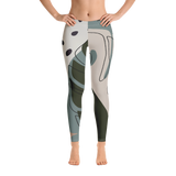 Summer Paradise Monstera Leaf Leggings