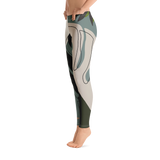 Summer Paradise Monstera Leaf Leggings