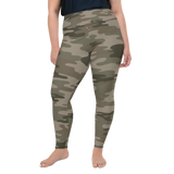 Plus Size Camo Print Leggings