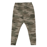 Plus Size Camo Print Leggings