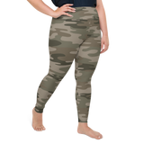 Plus Size Camo Print Leggings