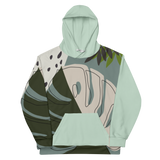 Summer Paradise Monstera Leaf Unisex Hoodie