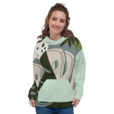 Summer Paradise Monstera Leaf Unisex Hoodie
