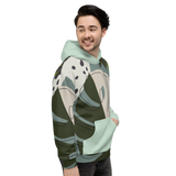 Summer Paradise Monstera Leaf Unisex Hoodie