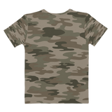 Camo Print Crew Neck T-Shirt