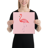 Flamingo Pink Canvas