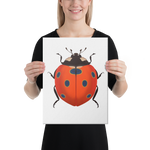 Bright Ladybug Canvas