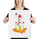 Space Rocket Canvas