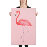 Flamingo Pink Canvas