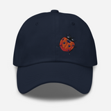 Bright Ladybug Dad Hat