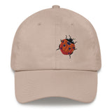 Bright Ladybug Dad Hat