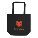 Bright Ladybug Eco Tote Bag