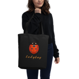 Bright Ladybug Eco Tote Bag