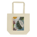 Summer Paradise Monstera Leaf Eco Tote Bag