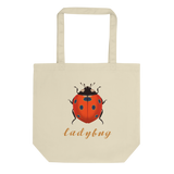 Bright Ladybug Eco Tote Bag