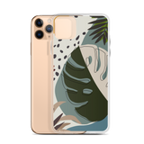 Summer Paradise Monstera Leaf iPhone Case