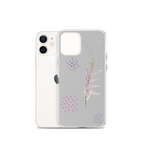 Points and Flowers iPhone Case