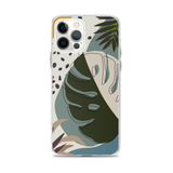 Summer Paradise Monstera Leaf iPhone Case
