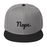 Nope Snapback Hat