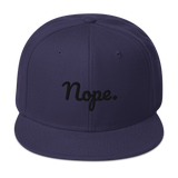 Nope Snapback Hat