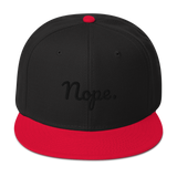 Nope Snapback Hat