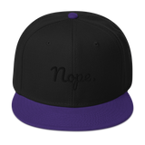 Nope Snapback Hat