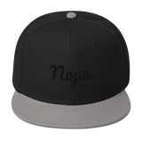 Nope Snapback Hat