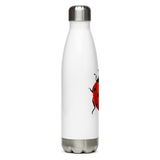 Bright Ladybug Stainless Steel Water Bottle