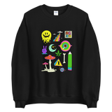 Cool Illustration Unisex Crew Neck Sweatshirt