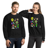 Cool Illustration Unisex Crew Neck Sweatshirt