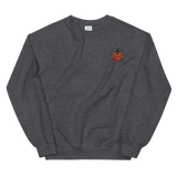Bright Ladybug Embroidery Unisex Sweatshirt