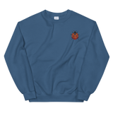 Bright Ladybug Embroidery Unisex Sweatshirt