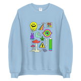 Cool Illustration Unisex Crew Neck Sweatshirt