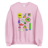Cool Illustration Unisex Crew Neck Sweatshirt