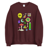 Cool Illustration Unisex Crew Neck Sweatshirt
