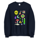 Cool Illustration Unisex Crew Neck Sweatshirt