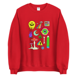 Cool Illustration Unisex Crew Neck Sweatshirt