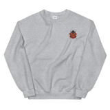Bright Ladybug Embroidery Unisex Sweatshirt