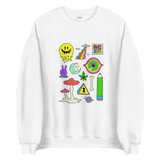 Cool Illustration Unisex Crew Neck Sweatshirt