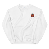 Bright Ladybug Embroidery Unisex Sweatshirt