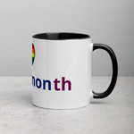 Pride Month Ceramic Mug with Color Inside