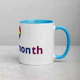 Pride Month Ceramic Mug with Color Inside