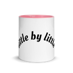 Little by little Ceramic Mug with Color Inside
