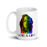 Love Is Love White Glossy Mug