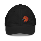 Bright Ladybug Embroidery Youth Baseball Cap