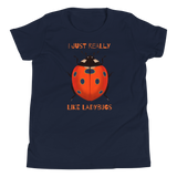 I Just Really Like Ladybugs Youth Premium T-Shirt